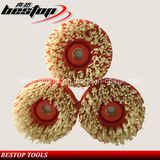 D100mm Antique Abrasive Nylon Brushes for Granite and Marble