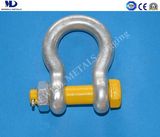 Galv. G2130 U. S Type Drop Forged Bow Shackle Rigging Hardware