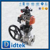 Didtek Stainless Steel 304 CF8 Pneumatic Ball Valve