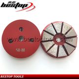 50# Medium Metal Back 3 Holes Concrete Grinding Diamond Disc