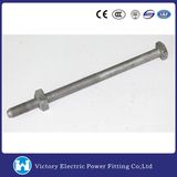 Pole Line Hardware Galvanzied Square Head Machine Bolt (A0158-18)