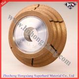 Peripheral V Shape Diamond Grinding Wheel for Glass