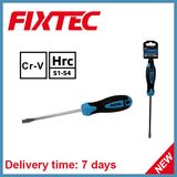 Fixtec Slotted Screwdriver High Quality CRV Professional Hand Tools