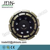 Jdk Diamond Double Row Cup Wheel for Granite Grinding/Abrasive/Polishing Tools