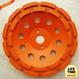 Segment Double Row Cup Grinding Wheel for Concrete, Masonry, Stone,