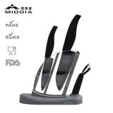 Durable Mirror Blade Ceramic Damascus Knife Set with Peeler