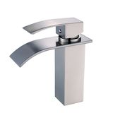 Flg Nickel Brushed Bathroom /Sanoitary /Kitchen Single Handle Water Faucet