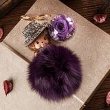 Hot Sale Flower Monchhichi Keychain for Gift Souvenir