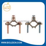 Bronze Bare Ground Clamp - Brass Screw