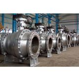 Split-Body Wcb Industrial Trunnion Ball Valve