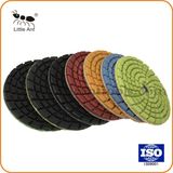 Best Selling 100mm Flexible Resin Bond Dry and Wet Use Diamond Polishing Pad for Concrete