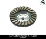 Aluminium Turbo Grinding Segment Cup Wheel for Concrete