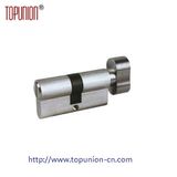 En1303 Profile Solid Brass Door Lock Cylinder with Knob