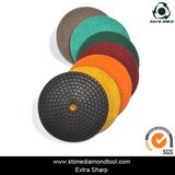 Diamond Flexible Wet Copper Polishing Pads for Granite Marble