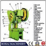 Mechanical Press J23-25t, Mechanical Power Press, Punch Press Machine for Aluminum