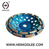 Brazed Diamond Double Cup Wheel for Concrete