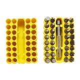 33PCS Power Tools Accessories Cr-V Electric Screwdriver Bits Set