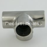 Stainless Steel 4-Way Rail Corner Boat Hardware