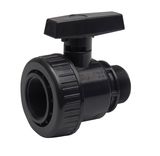 Plastic PVC Single Union Ball Valve F*M-BSPT Standard/Agriculture Valve/ Black Valve/One Union Valve (GT242)