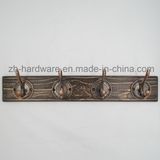 High-Grade Beautiful Clothes Hook Wooden & Metal Board Hook (ZH-7031)