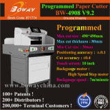 Automatic Push PLC 80mm Thickness A3 A4 Size Book Block Edge Paper Stack Sheets Guillotine Knife