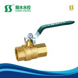 Ss2050 Bsp NPT Thread Long Lever Batterfly Handle Brass Ball Valve