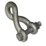 OEM Factory Price Customized Hot DIP Forged Twist Shackle Pole Line Hardware