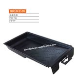 E-76 Hardware Decorate Paint Hand Tools Black Color Plastic Paint Tray