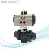 Plastic Ball Valve/PVC Pneumatic Ball Valve/ PVC Pneumatic Union Ball Valve by ANSI DIN ANSI JIS) &Industrial/Water Valve