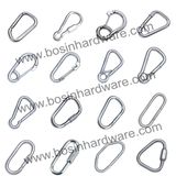 Stainless Steel Spring Carabiner Snap Hook