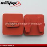 Redi Lock System Double Coffin Segment Diamond Grinding Metal Pad