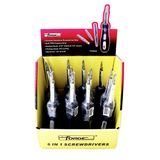 Hand Tools 12PCS 6 in 1 Cr-V Steel Screwdriver with Soft TPR Grip