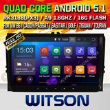 Witson Android 5.1 Car DVD for VW B6 / Caddy/Passat with Quad Core Rockchip 3188 1080P 16g ROM WiFi 3G Internet Font DVR Picture in Picture (W2-F9249V)