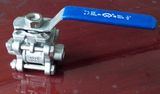 Three-Piece Model High Mounting Pad Ball Valve