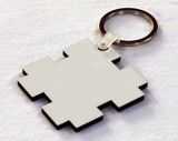 Puzzle Shape MDF Keyring Sublimation Wooden Keychain