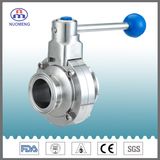 Sanitary Stainless Steel Manual/Pneumatic Operated Butterfly Valve