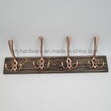 High-Grade Beautiful Clothes Hook Wooden & Metal Board Hook (ZH-7019A)