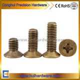 DIN965 Phillips Countersunk Head Brass/Copper Machine Screws