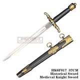 European Knight Dagger Historical Dagger 37cm HK6f017