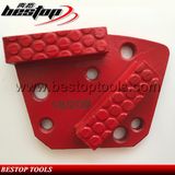 18#/20# Double Bar DOT Segments Magnetic Diamond Concrete Grinding Shoe