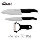 Kitchenware Ceramic Knife Set for Fruit/Chef Knife and Peeler