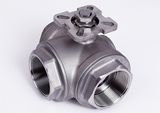 3way with Low Mounting Pad 1000wog Ball Valve