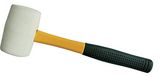 Rubber Hammer with Steel Tube Handle, Half Round Head