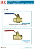 Brass Ball Valve with Steel Handle