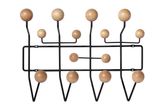 Eames Hang It All Wall Iron Wood Ball Hooks