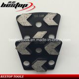 Super Hard Bond Arrow Shape Concrete Diamond Grinding Segments