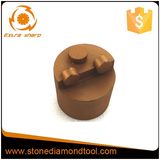 Diamond Floor Grinding Plug with 3 Full Round PCD Segment