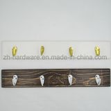 High-Grade Beautiful Clothes Hook Wooden & Metal Board Hook (ZH-7023)