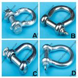 Qingdao Manufacturer Rigging Hardware European Dee Marine Shackle