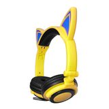 Foldable LED Light Cat Ear Glowing Fashion Headphone